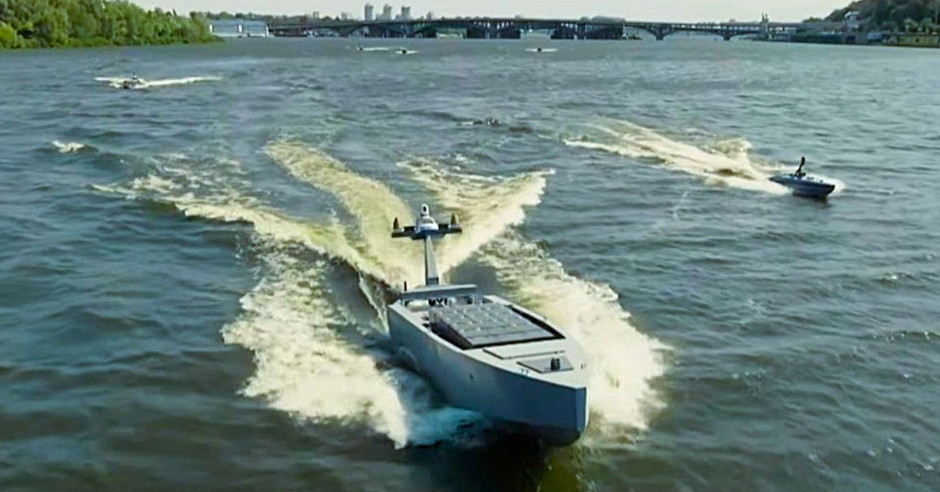 Ukrainian Magura MV11 Anti-Air Surface Drone (USV)