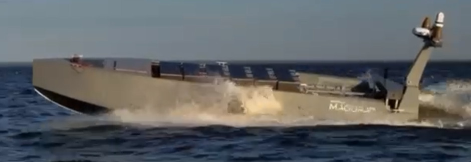 Ukrainian Magura MV11 Anti-Air Surface Drone (USV)